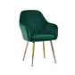 Sillón Velvet Bagual gold- living comedor  - Miniatura 7
