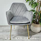 Sillón Velvet Bagual gold- living comedor  - Miniatura 1