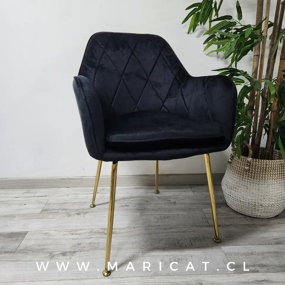 Sillón Velvet Bagual gold- living comedor  5