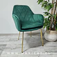 Sillón Velvet Bagual gold- living comedor  - Miniatura 4