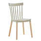 Silla Windsor de Polipropileno y Patas de Madera - Miniatura 3