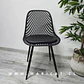 Silla Europea Eco Cuero Negro - Miniatura 2
