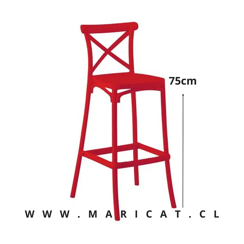 Taburete Danubia (Altura al asiento 75 cm) 1