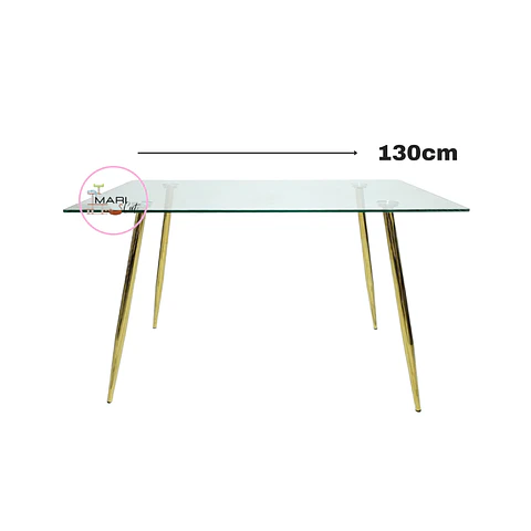Mesa Francia Gold Rectangular