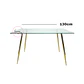 Mesa Francia Gold Rectangular - Miniatura 1