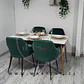 Comedor Rectangular Mármol 4 Sillas Eames – Mesa 100cm - Miniatura 5