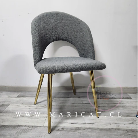 Silla Eames Polipropileno Dorado