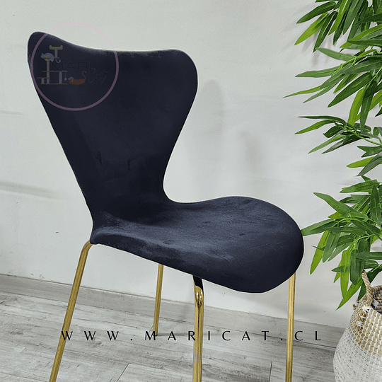 Silla Corazon Moderna Gold