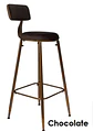 Taburete Bar Chic Velvet Gold- cocina - Miniatura 4