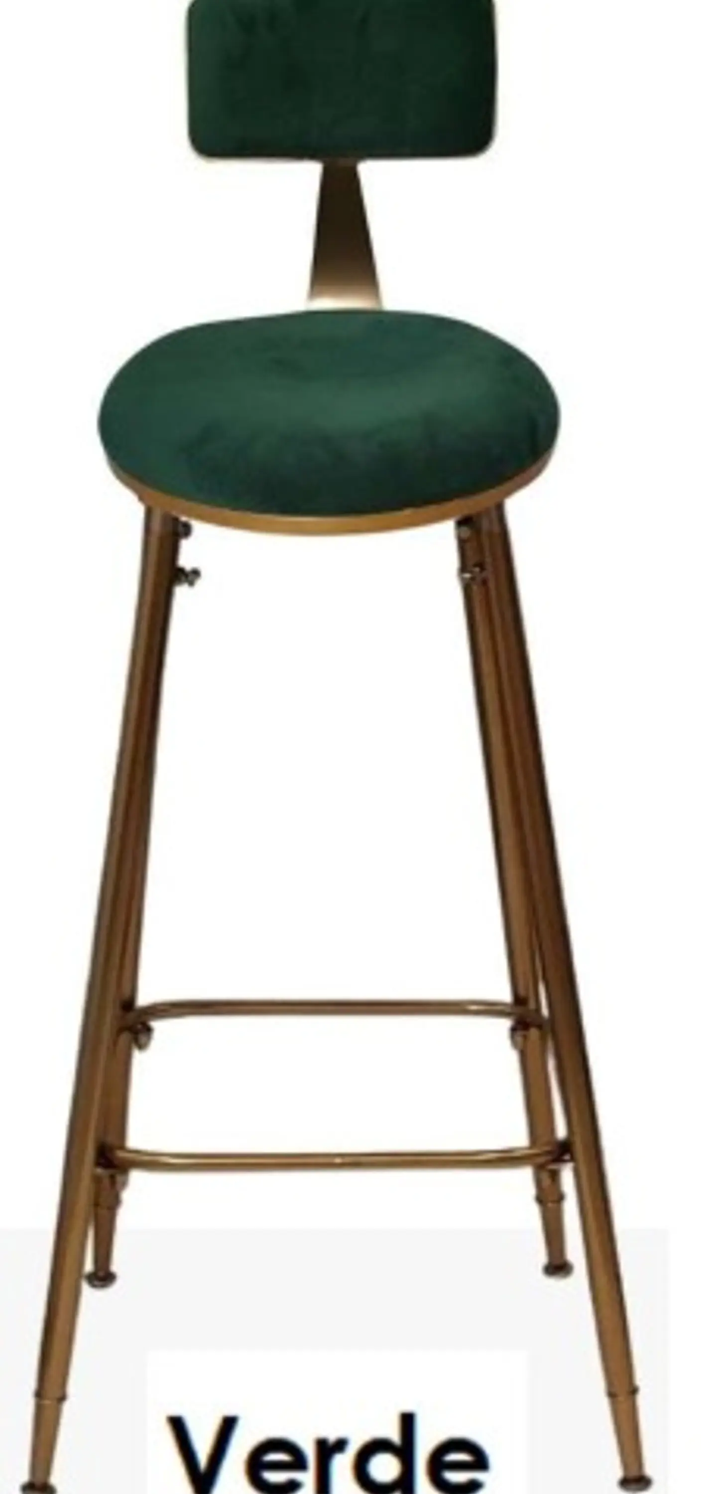 Taburete Bar Chic Velvet Gold- cocina 5