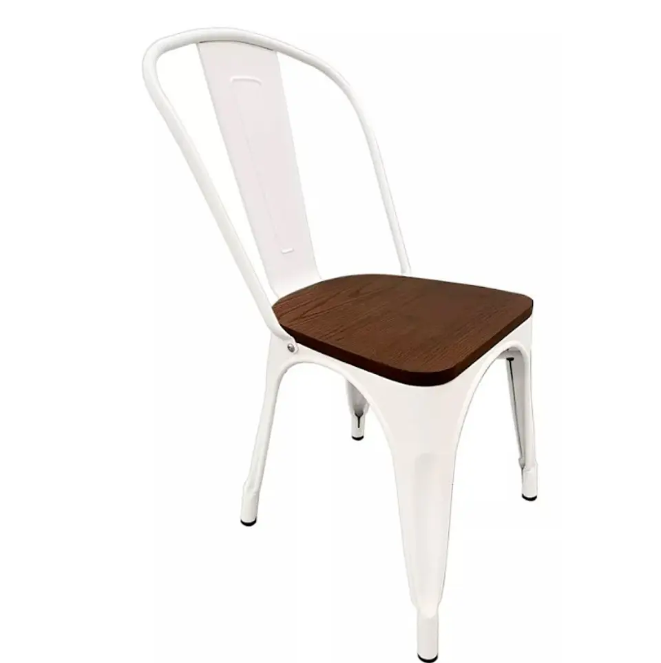 Silla Tolix Madera Negro – Restaurante, Terraza y Eventos 4