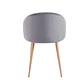 Silla Eames Velvet Negro - Miniatura 5