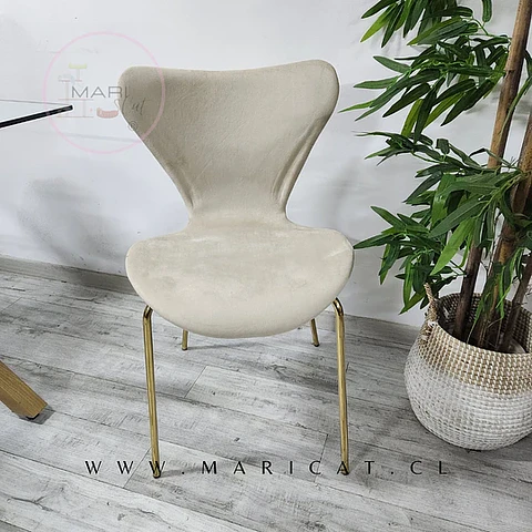 Comedor Redondo Vidrio 4 Sillas Velvet – Mesa 100cm