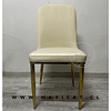 Silla Moderna Velvet Gold