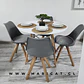 Mesa Eames Redonda Melamina +4 Sillas Tulip Nordic - Comedor  - Miniatura 1