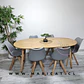 Comedor Redondo Mesa Expandible Wood MDF + 4 Sillas Tulip Nordic - Miniatura 1