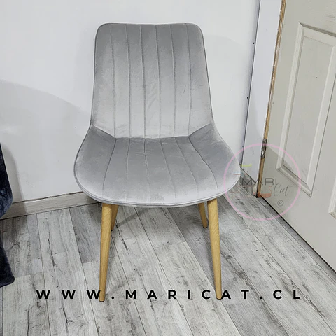 Silla Eames Velvet Gris