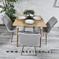 Comedor Cuadrado Melamina 4 Sillas Macron Velvet – Mesa 120x80cm - Miniatura 2
