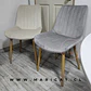 Comedor Cuadrado Melamina 4 Sillas Macron Velvet – Mesa 120x80cm - Miniatura 4