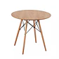 Mesa Eames Melamina + Silla Macron Velvet Wood - Miniatura 4