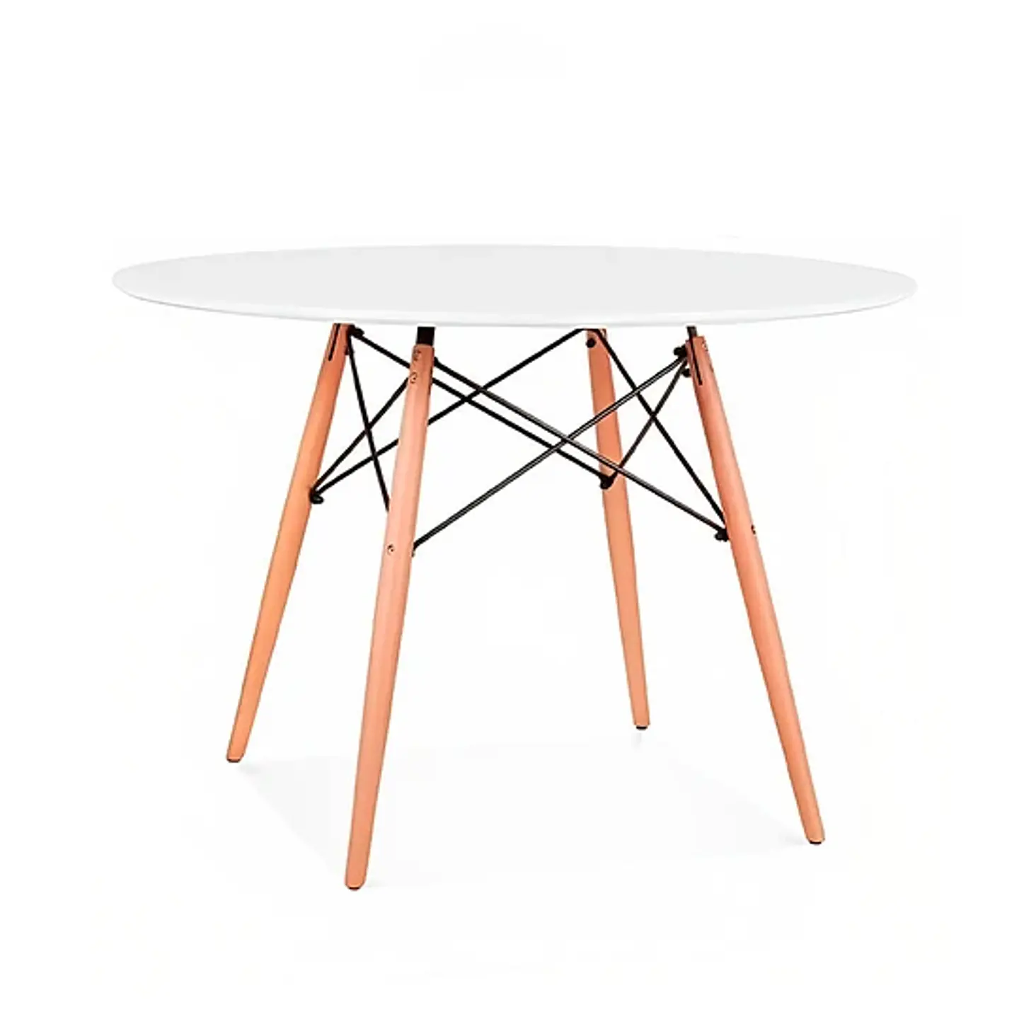 Mesa Eames Melamina + Silla Macron Velvet Wood 5