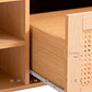 Mesa de Centro Rectangular de Madera Rattan - Miniatura 3