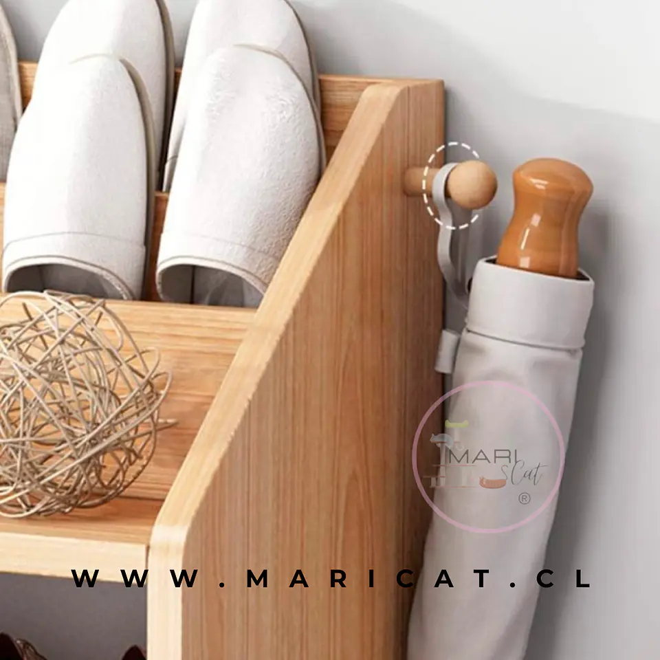 Zapatero wood MDF -Recibidor Dormitorio multiuso 2