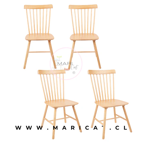 Pack Silla Windsor Cross de Madera