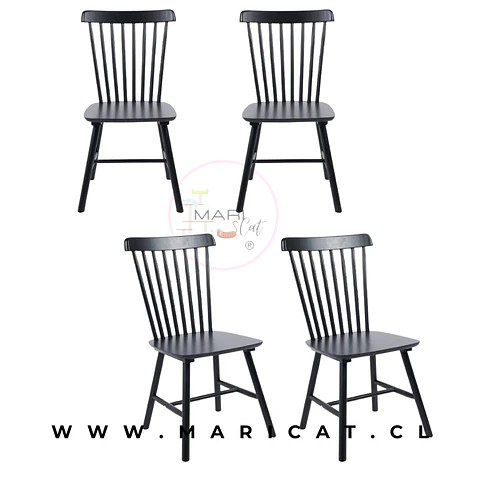 Pack Silla Windsor Cross de Madera