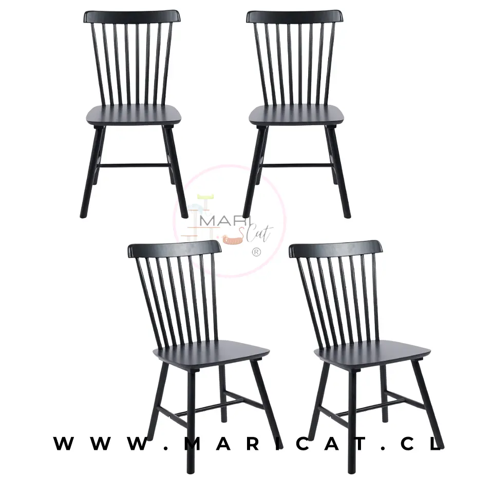 Pack Silla Windsor Cross de Madera 2