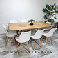 Comedor Rectangular Melamina 8 Sillas Tulip – Mesa 100cm - Miniatura 2