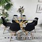 Mesa Rectangular Warwick + Silla Eames polipropileno-comedor 140cm - Miniatura 2