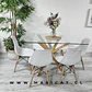 Mesa Rectangular Warwick + Silla Eames polipropileno-comedor 140cm - Miniatura 3