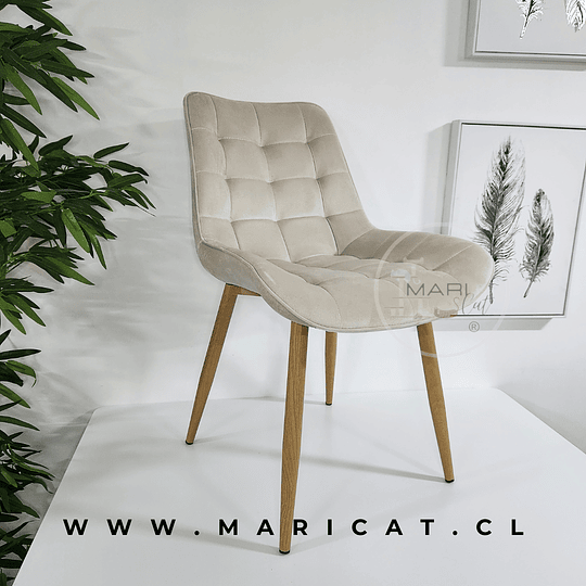 Silla Macron Velvet Wood 2.0