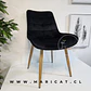 Silla Macron Capitone Velvet Wood 2.0 - Miniatura 3