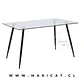 Mesa Francia Rectangular Black - Miniatura 5