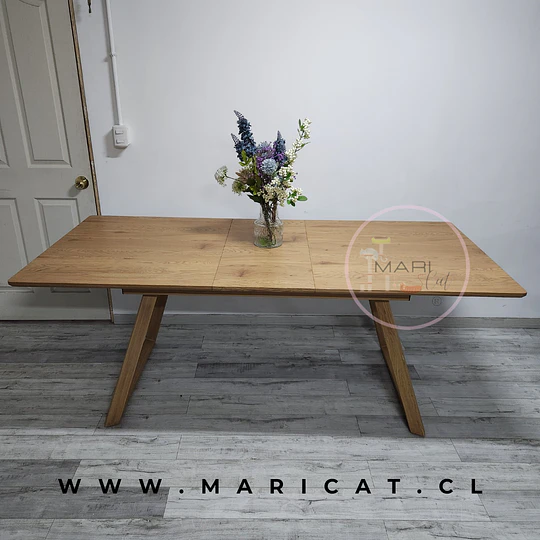 Mesa Expandible Zeus MDF 160x90 + Silla Tulip