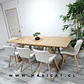 Comedor Rectangular Melamina 4 Sillas Velvet – Mesa 100cm - Miniatura 6