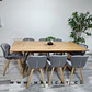 Comedor Rectangular Melamina 4 Sillas Velvet – Mesa 100cm - Miniatura 9