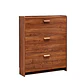 Zapatero Wood tres niveles MDF-Recibidor Dormitorio multiuso - Miniatura 2