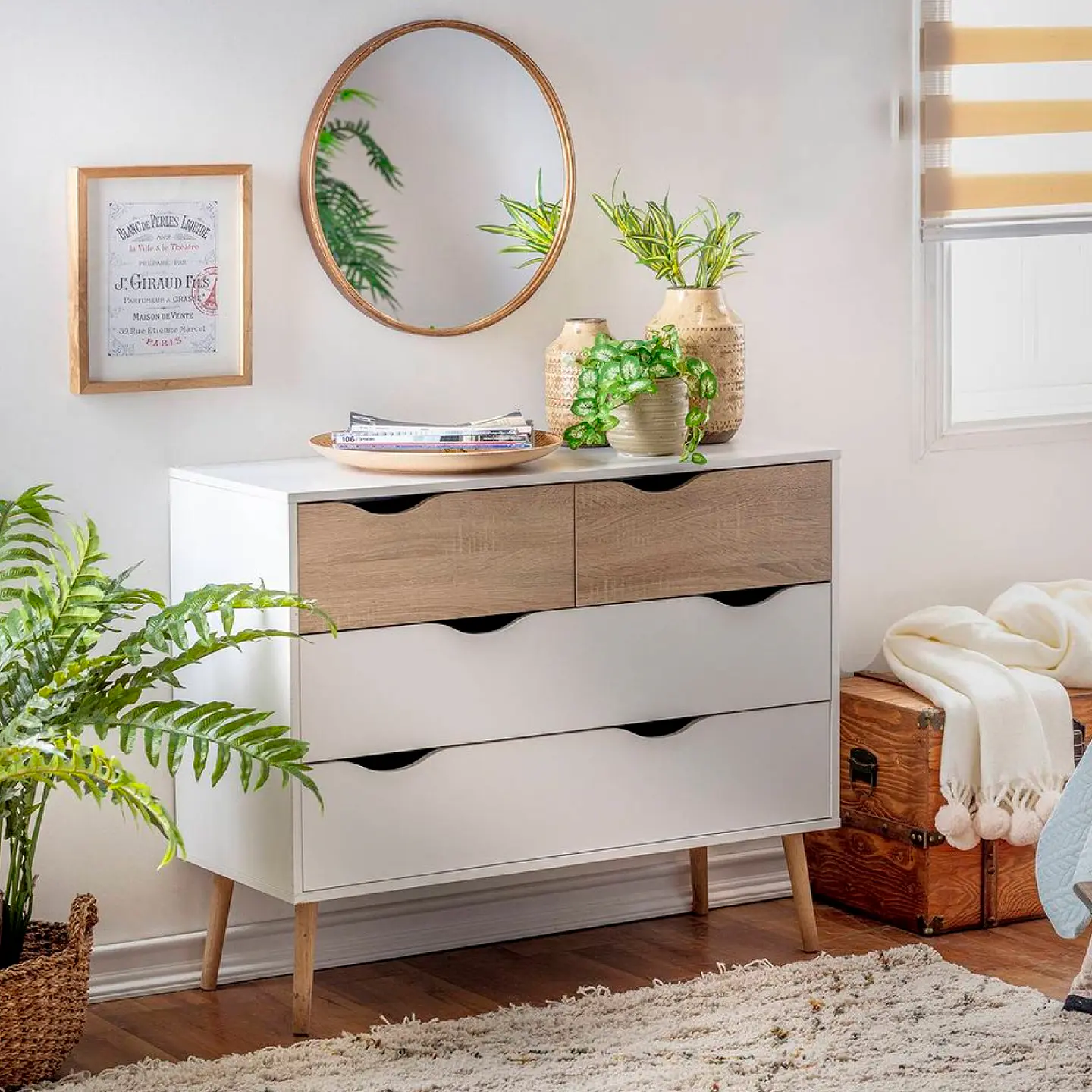 Cómoda 6 Cajones MDF Kai 1