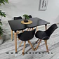 Comedor Rectangular Melamina 4 Sillas Tulip Nordic – Mesa 120x80cm - Miniatura 5