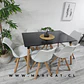 Comedor Rectangular Melamina 4 Sillas Tulip Nordic – Mesa 120x80cm - Miniatura 5