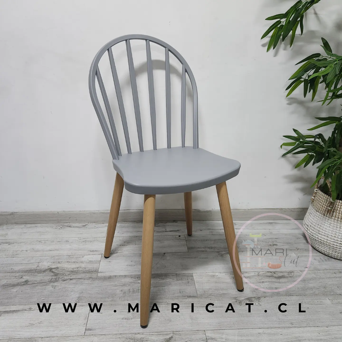 Silla Dublin Windsor Polipropileno Metal Firme 4