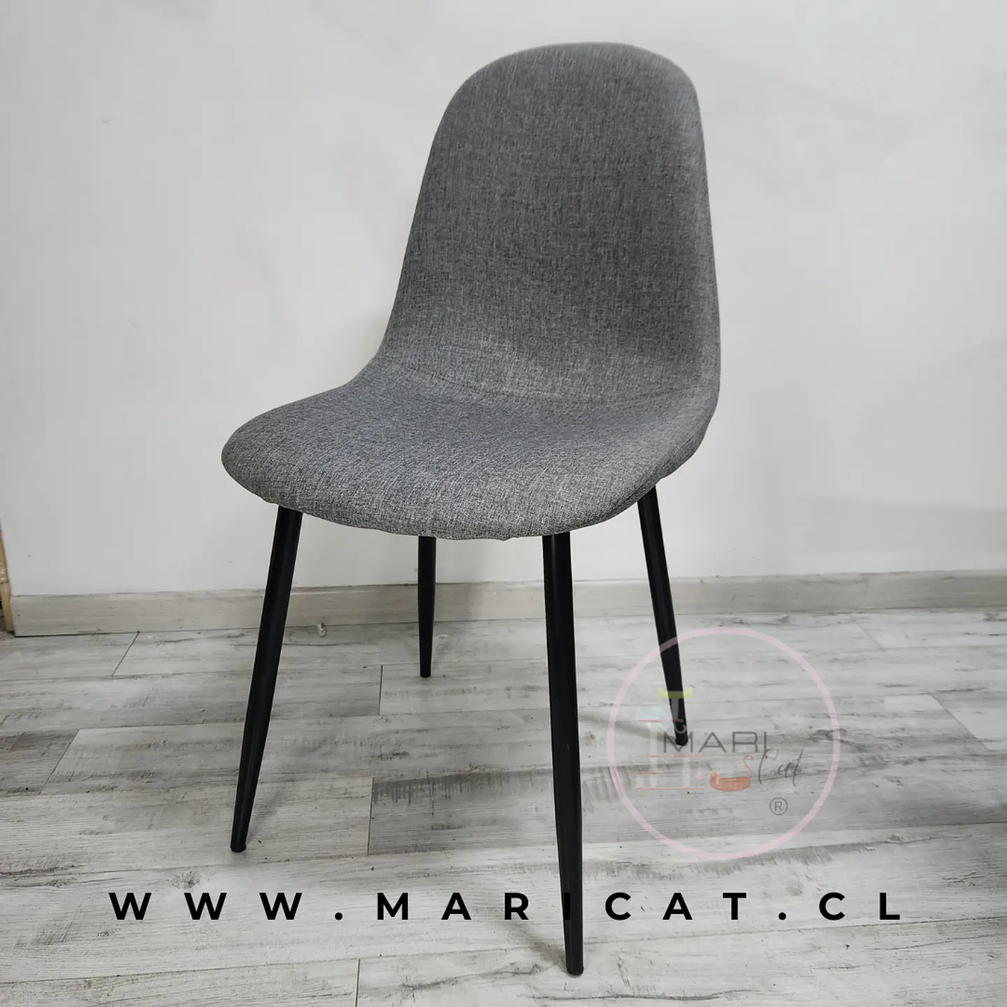 Silla Spoon Lino Black 1