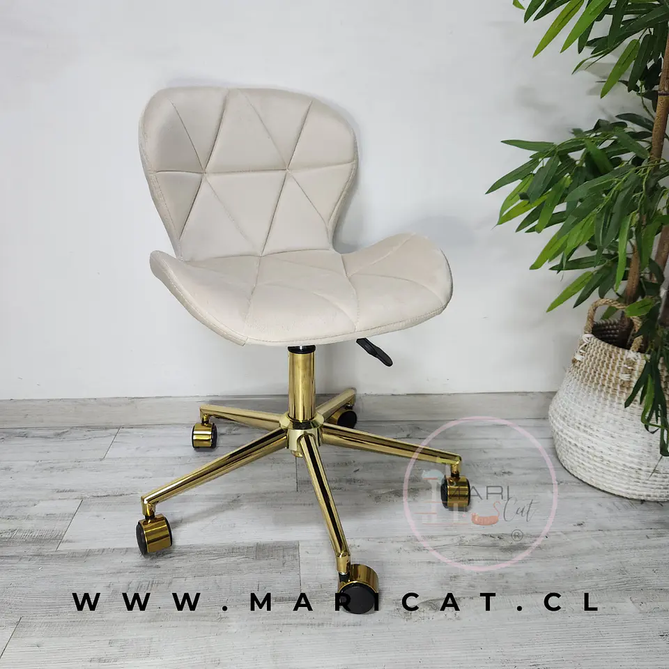 Silla Mariposa Velvet Dorado – Living y Recepción 2