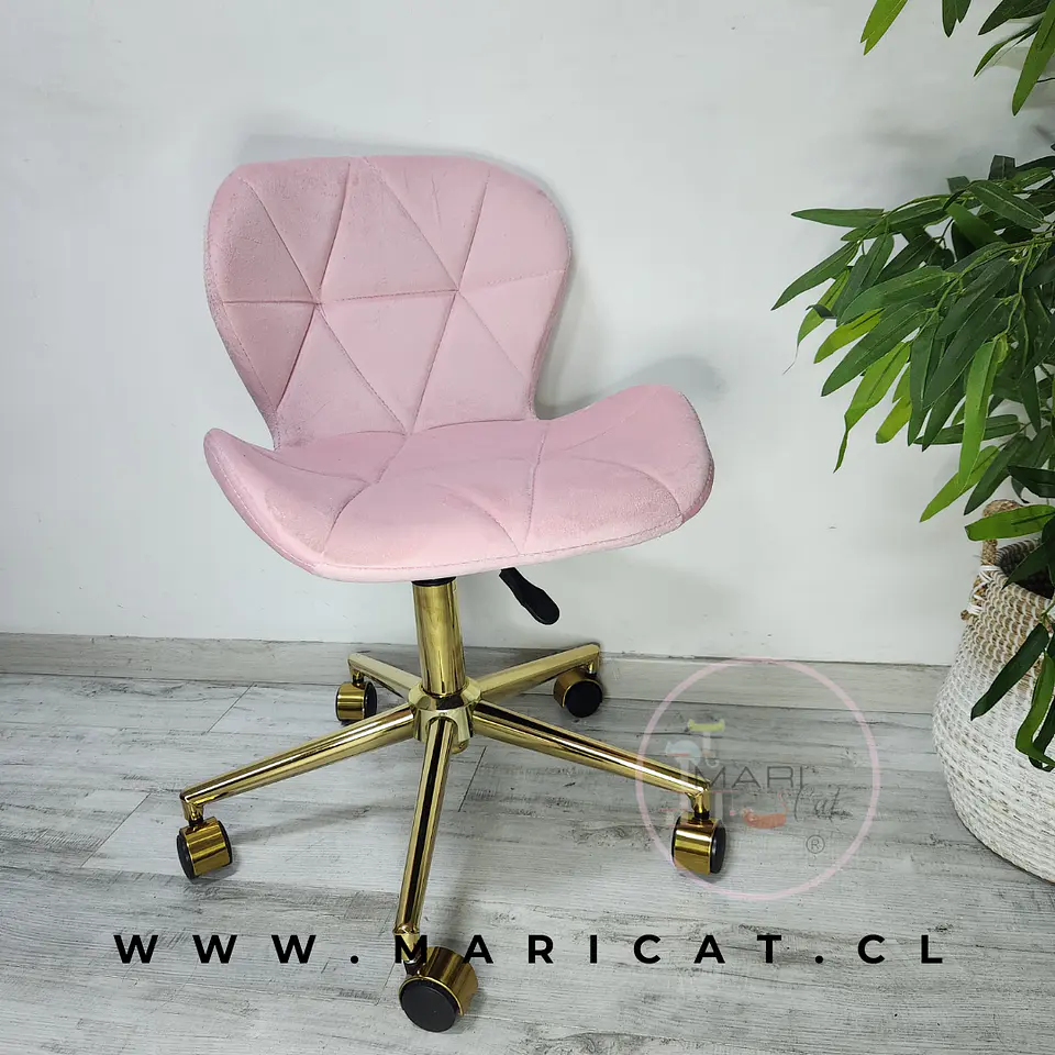 Silla Mariposa Velvet Dorado – Living y Recepción 1