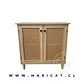 Cómoda Rattan y MDF Natural - Miniatura 1