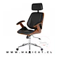 Silla Varen Ecocuero y madera-Oficina Escritorio Ejecutiva  - Miniatura 1