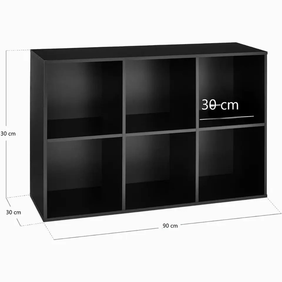 Estante con canastos Multiusos Nordic Black 2